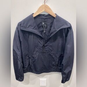 All In Motion Women's Black Half-Zip Pullover Windbreaker Jacket Women’s Small